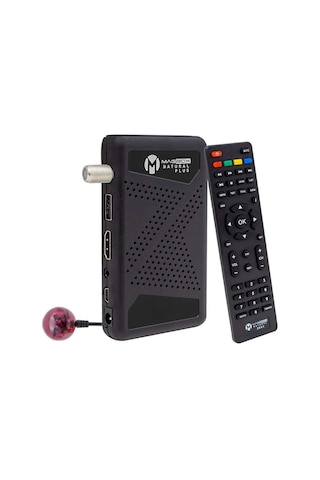 Magbox Natural Plus Tkgsli + USB Mini Full HD Uydu Alıcısı