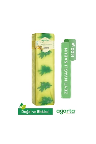 Agarta Doğal El Yapımı Zeytinyağlı Sabun 1400 G
