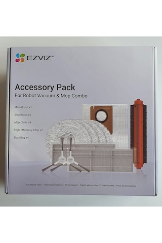 Rs2o Pro Aksesuar Paketi Ana Fırça-yan Fırçalar-yüksek Verimli Filtre-mop Bezleri-çöp Torbaları Mop Cloth