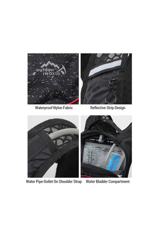 Flybuy Süper Su Sırt Renlkli Nefes Koşu Kesesi İle Hidrasyon Hafif Çok Çantası Çantası Bisiklet Biniş Alabilen 2l Uq Çok Renkli