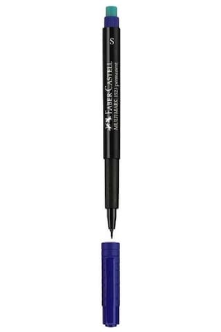 Faber Castell Permanent Asetat Kalem Mavi S 10'lu Kutu Diğer
