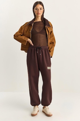 Shade Kadın Basic Jogger Relaxed Polarlı Eşofman Altı 60283860 - Kahverengi