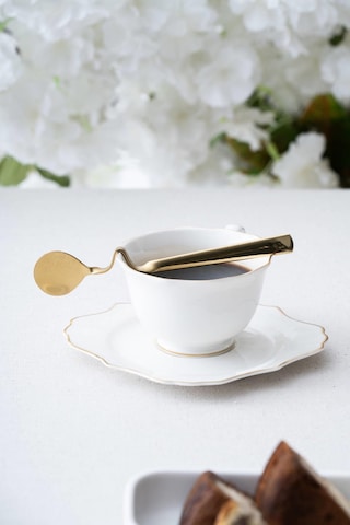 Karat Moon 2 Adet Kavisli Çelik Kaşık - 16 Cm