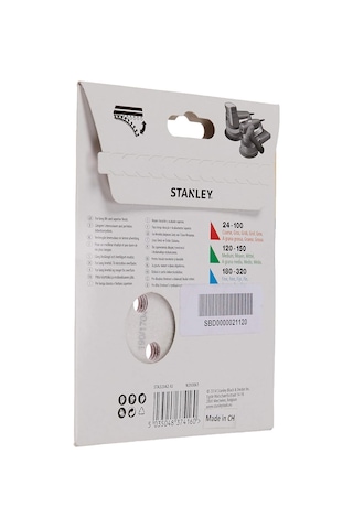 Sta32042 Zımpara, Kırmızı, 5 Adet, 180g 125 Mm