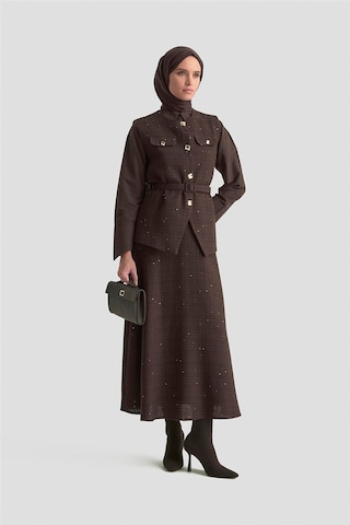 Armine Takım 25kt1688 Kahverengi Kahverengi