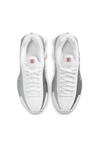 Nike Shox R4 Beyaz-gümüş Günlük Sneaker Cw2626-101 Pasha Giyim Çok Renkli