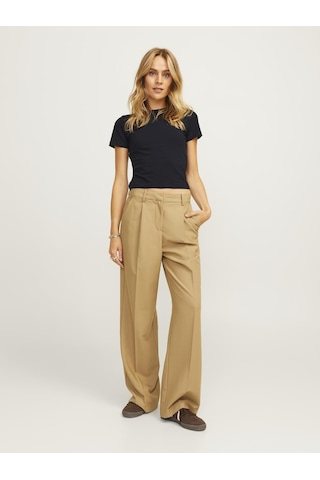 Jack & Jones Kadın Kısa Kol Düz Renk Tişört - Gigi - 12257984 Black