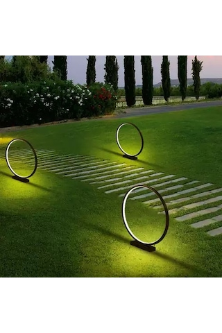 Bollard Armatür Dış Mekan Aydınlatma Bahçe Led Dekoratif Yol Aydınlatma Peyzaj Modern Su Geçirmez Gün Işığı 40cm A-bld-1364 Siyah