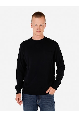 Colin's Colins Siyah Erkek Kazak Cl1071055 Q1.v2 Blk Siyah