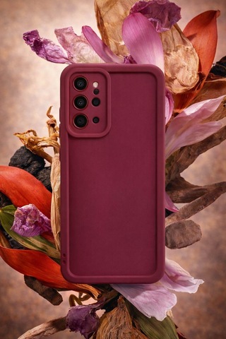 Samsung Galaxy S20 Plus Ve S20 Pro Uyumlu Kamera Çıkıntılı Mat Silikon Telefon Kılıfı Resimdeki