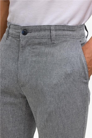 Lacivert Slim Armürlü Pantolon Lacivert