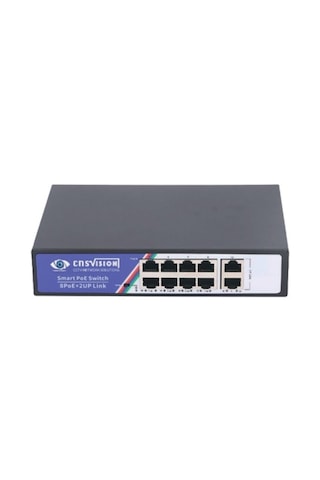 4 Port Poe Switch 10/100 Mbps Ip Kamera Ve Access Point Uyumlu