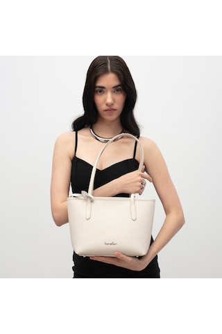 United Colors Of Benetton Bej Omuz Çantası Kadın Bnt 1813 Benetton