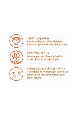 Lorina Yetişkin Emici Külot Large 30'lu 8 Paket 240 Adet L
