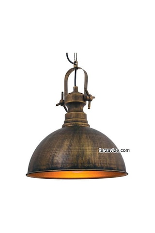 Tarzavize Trt13 Dekoratif Eskitme Retro Sarkıt Avize