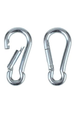 Karabina Yaylı 6 mm Galvaniz Kaplama 5 Adet