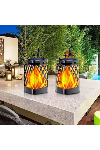 Sones İskelet Elmas Simülasyon Alev Işıkları Açık Hava Güneş Enerjili Led Bahçe Lambası, Güç: 0.6w