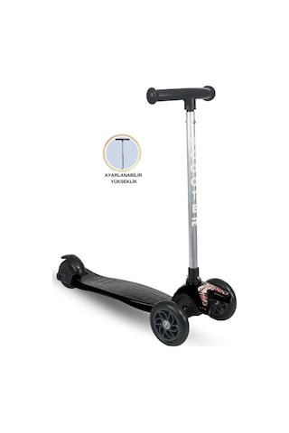 Tois Color Led Işıklı 3 Tekerlekli Yükseklik Ayarlı Scooter Mavi
