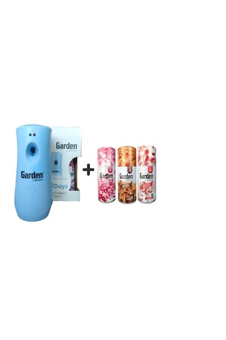 Garden Oda Kokusu Sprey Makine +bubble Gum Parfüm Esansı Gizemli Doğu Yedek Sprey 260 Ml Air Freshener + Otomatik Sprey Yedeği Oda Spreyi Bubble Gum Parfüm Esansı Gizemli Doğu 260 Ml X 3 Adet Adaçayı - Çiçeksi - Odunsu