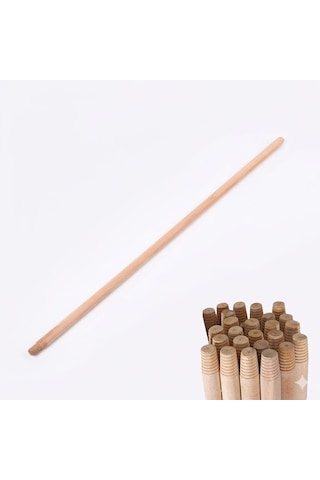 Şeylişeyler - 150 Cm Ahşap Fırça Ve Vileda Sapı 10 Adet