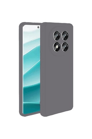 Xiaomi Redmi Note 14 Pro 4g Kılıf First Silikon - Gri Düz Renkli Xiaomi Redmi Note 14 Pro 4g Kılıf First Silikon - Gri Düz Renkli