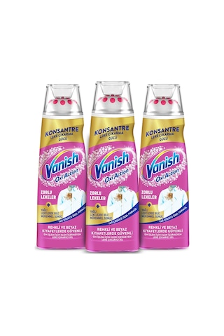Vanish Oxi Action Konsantre Leke Çıkarıcı Jel 200 MLx 3