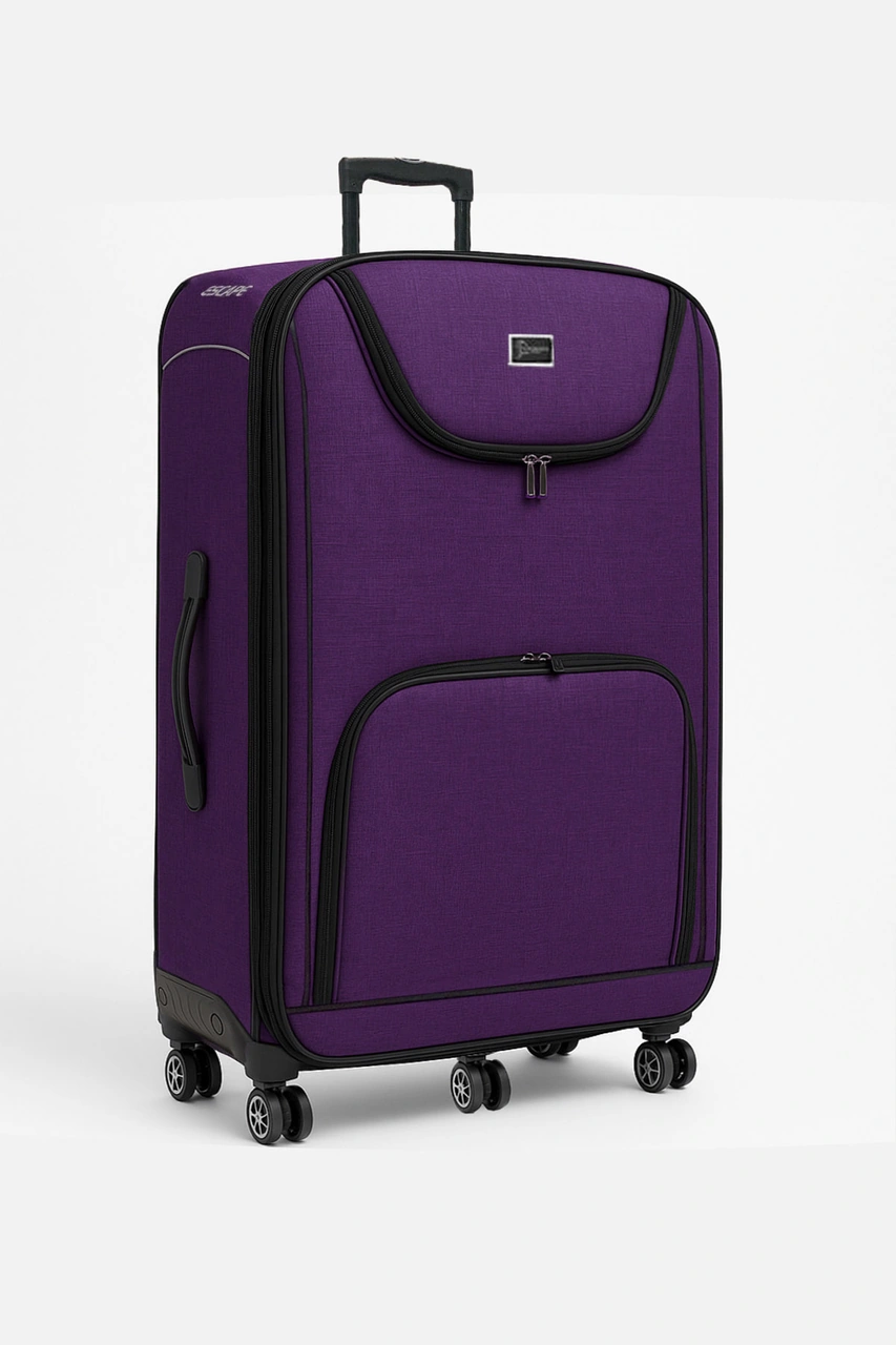 Louisiana Polo Battal Boy Bolonya Kumaş Valiz Mor 2308 Mor