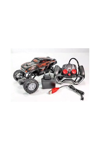 Ethem Oyuncak Rock Crawler Colorful Cool Lights Uzaktan Kumandalı Araba Lh-c026 Turuncu