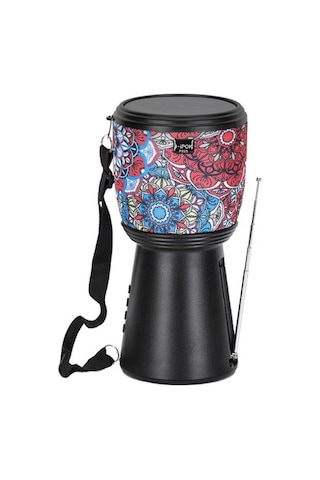 Rose Sp-601 El Fenerli Taşınabilir Solar Şarjlı Bluetooth Fm Radyo Desenli Hoparlör