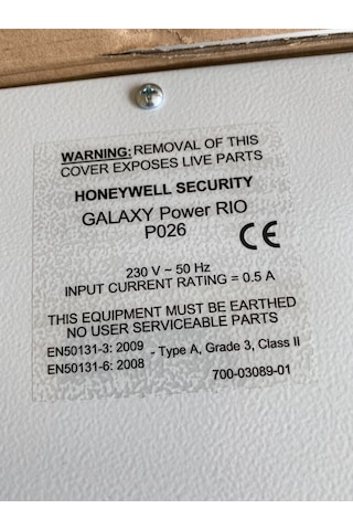 Honeywell Galaxy Smart RIO P026-01-B Güç Kaynağı