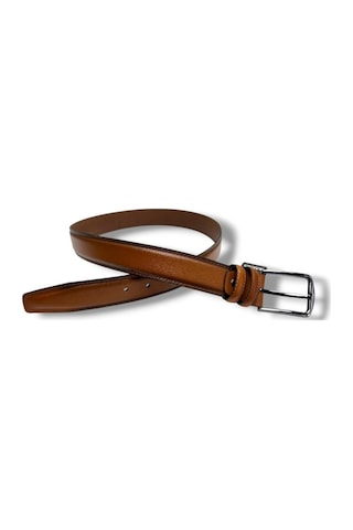 Kafka K100-26 Hakiki Deri Dikişli Erkek Kemer 115 Cm Taba