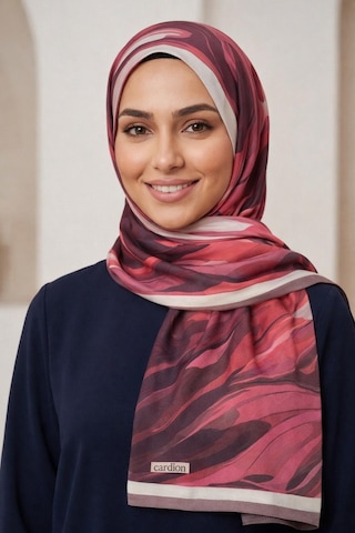 Cardion Pamuk İpek Şal - 70 X 180 - 06302 Pembe