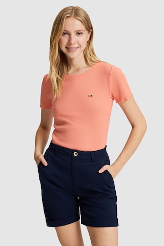 U.S. Polo Assn. U.s. Polo Assn. Kadın Mercan Tişört 50323485-vr204 Coral