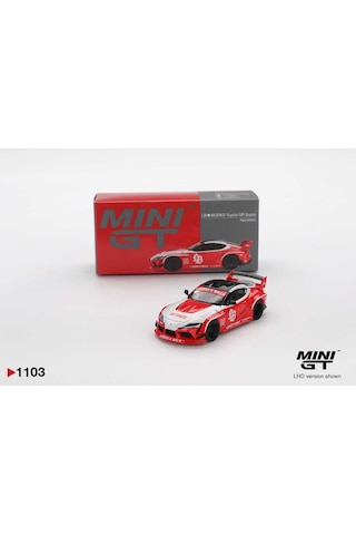 Mini Gt 1103 1/64 Lb-works Toyota Gr Supra Red/white
