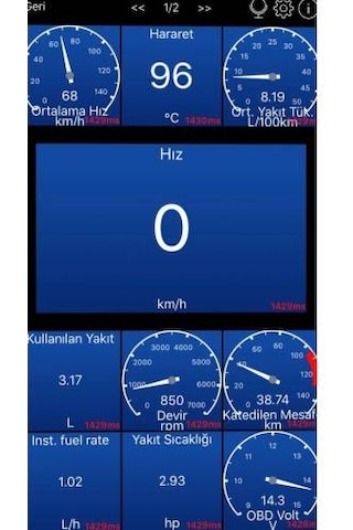 elm327 obd cihazı 1.5 versiyon pic18f25k80 çipli
