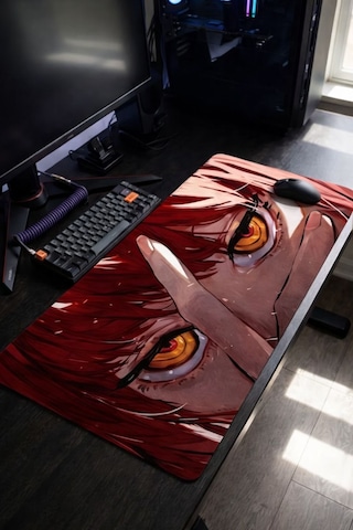 Derdenix Anime Series: Makima Edition 90x40 Mousepad Çok Renkli