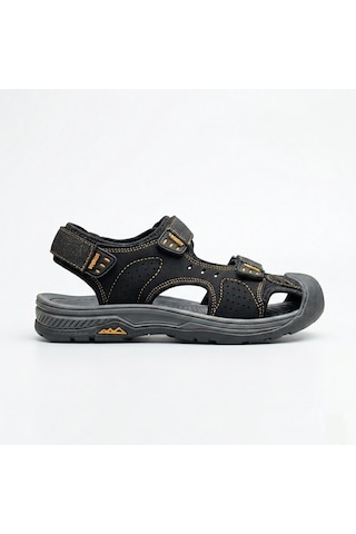 Voyager Önü Kapalı Erkek Rahat Hafif Kaydırmaz Taban Outdoor Sandalet E337 Siyah