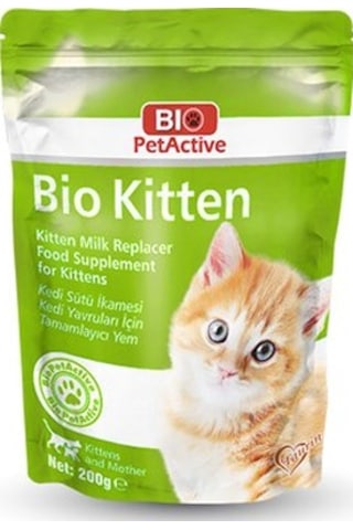 Pet Active Kitten Milk Powder Yavru Kediler İçin Süt Tozu 200 Gr