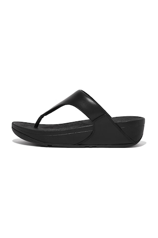 001 Black Terlik Kadın Diğer I88-001 / 323 / 592 Fitflop Lulu Leather Toe-post Siyah