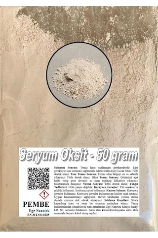Oto Cam Çizik Giderici Pembe Seryum Oksit - 50 GRAM