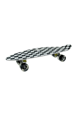 Desenli Orta Boy Işıklı Kaykay 60 Cm Çok Renkli