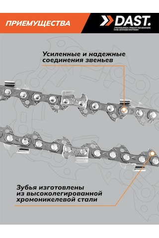 Dast. Benzinli Ve Elektrikli Testereler İçin 56 Dişli Zincir 250935455