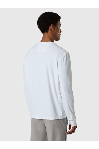 North Sails Uzun Kollu Erkek T-shirt-33478 Beyaz