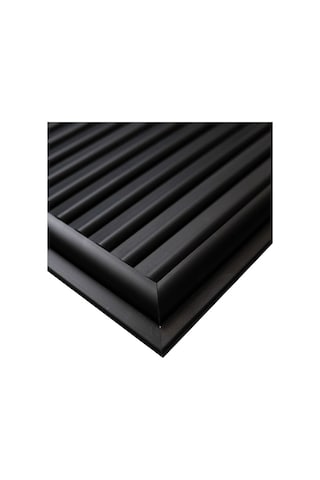 Siyah Alüminyum 50x50 Cm Menfez Banyo Havalandırma Menfezi