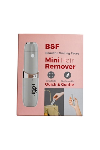 BSF Beautiful Smiling Faces Ls-01 Mini Face Yüz Tüy Alma Tıraş Makinesi Temizleme Fırçası