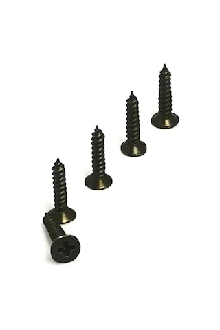 Klips, Menteşe, Ayak, Ağaç, Sunta Vidası 2,2x9,5mm - Siyah 100 Adet Diğer