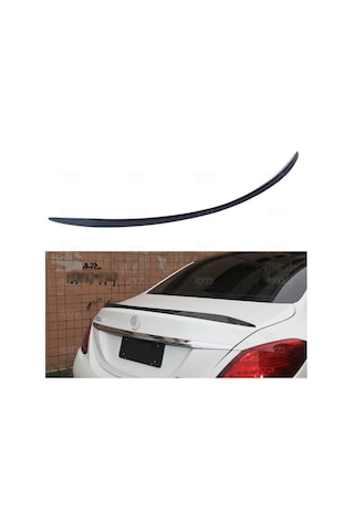 Mercedes w205 bagaj üstü spoiler c63 2015+ c180 siyah boyalı