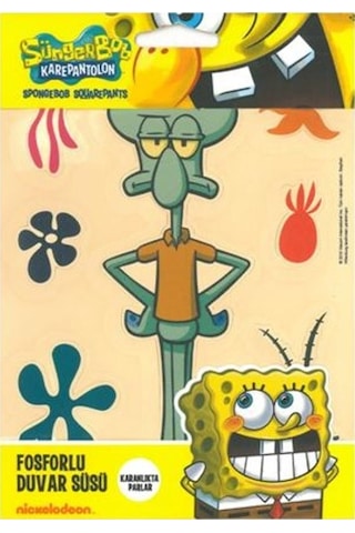 Çocuk Odası Stıcker Karanlıkta Parlar Sünger Bob Arkadaşları (538477628)