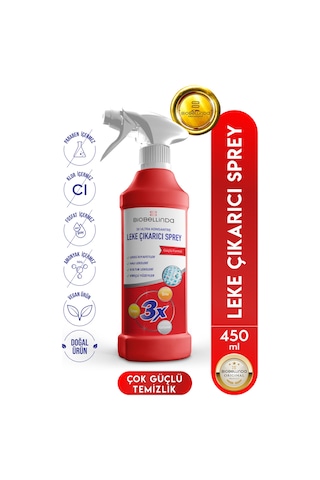 Doğal Konsantre Leke Çıkarıcı Sprey Temizleyici 450 Ml