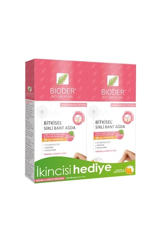 Bioder Bitkisel Sirli Bant Ağda Hassas Dahil Tüm Cilt Tipleri X